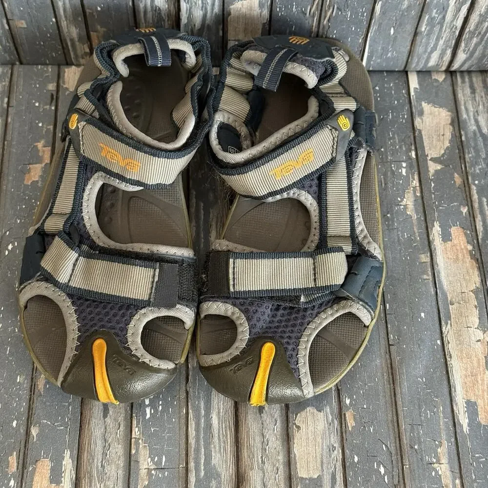 Teva Hiking Sandals Sports Water Blue 6205 Boys Size 2 - Picture 3 of 8
